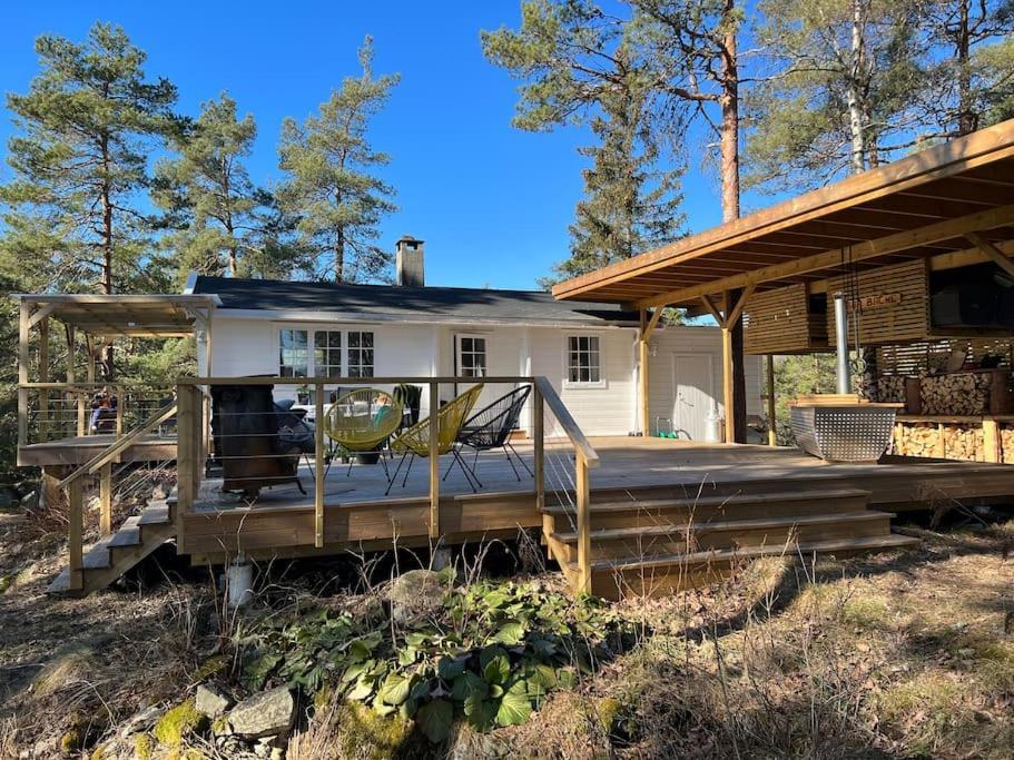 Summer Cabin In Nesodden Open-Air Bath Large Terrace Villa Brevik  Buitenkant foto