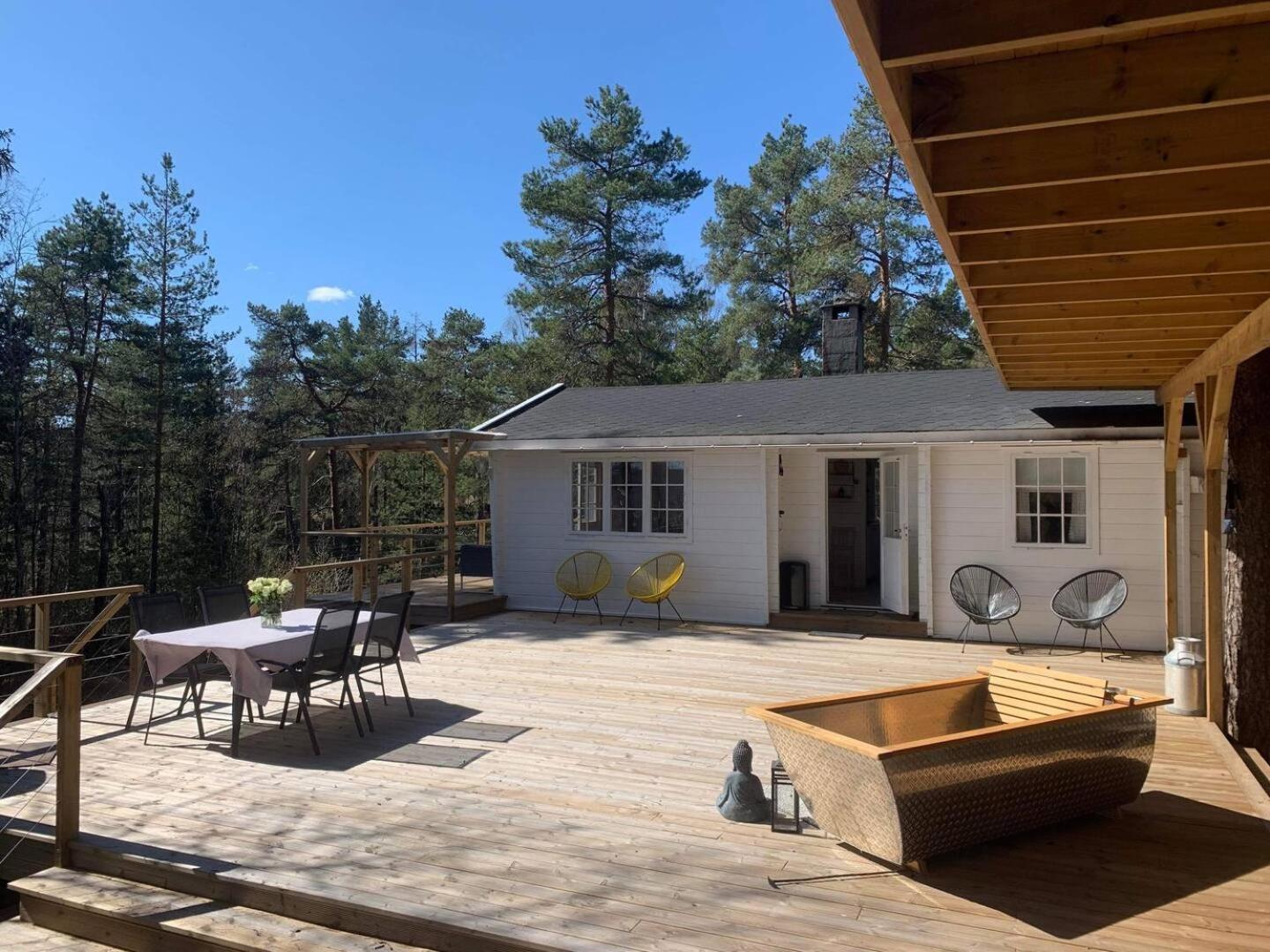 Summer Cabin In Nesodden Open-Air Bath Large Terrace Villa Brevik  Buitenkant foto